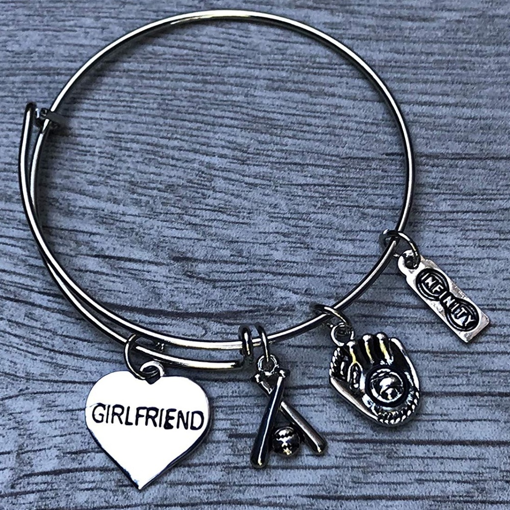 Baseball Girlfriend Bracelet -Custom Baseball Jewe